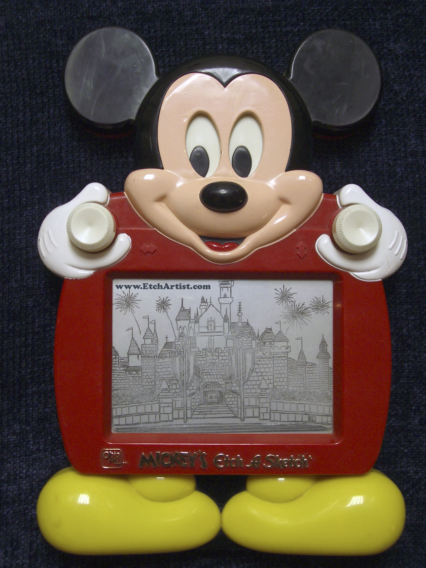 Mickey Mouse Etch A Sketch